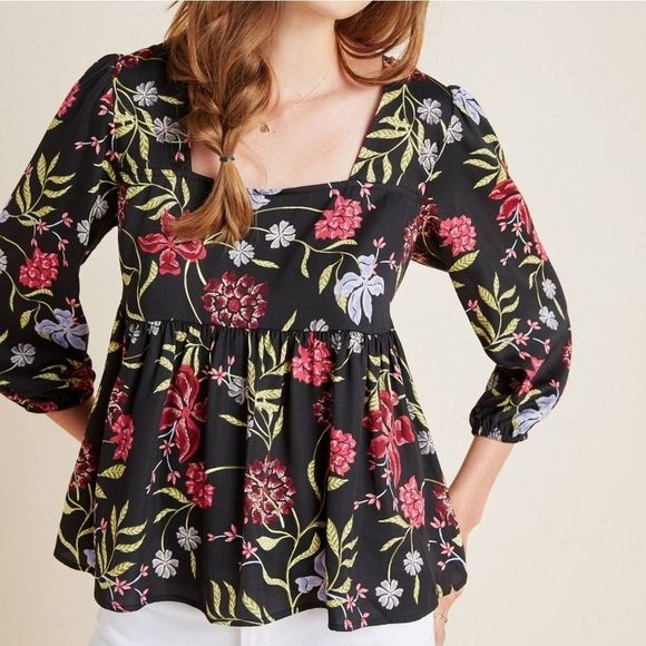 Anthropologie Tops - Dolan Left Coast Cherie Babydoll Top